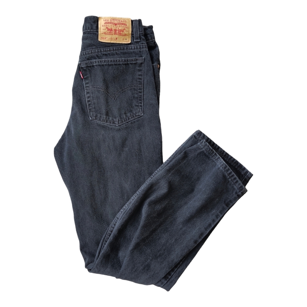 Levis 512 Womens jeans size 10 black denim pants